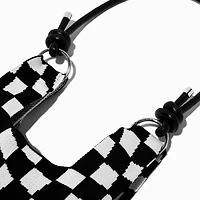 Black & White Checkered Tote Bag