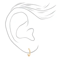 Gold-tone Daisies Mixed Earrings Set - 9 Pack