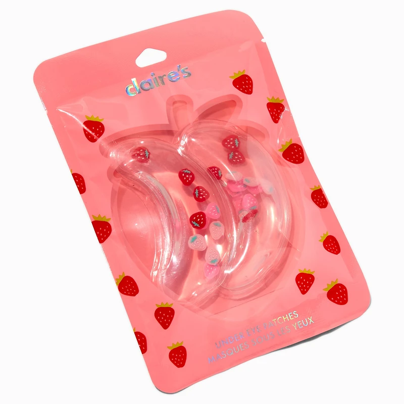 Strawberry Reusable Gel Eye Patches - 2 Pack