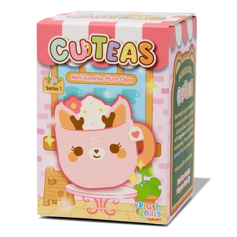 #Plush Goals by Cuddle Barn® Cuteas Series 1 Mini Surprise Plush Bag Clip - Styles Vary