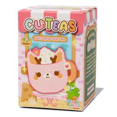 #Plush Goals by Cuddle Barn® Cuteas Series 1 Mini Surprise Plush Bag Clip - Styles Vary
