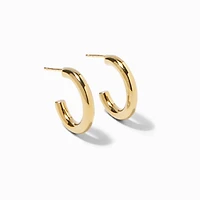 C LUXE by Claire's 18kt Gold Plated 18mm Hoop Earrings