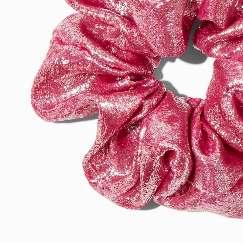 Purple Satin Hair Scrunchie