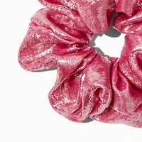Purple Satin Hair Scrunchie