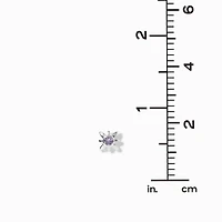 Silver-tone Star Bursts Stud Earrings - 9 Pack 