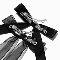 Organza & Sheer Hair Bow Clips