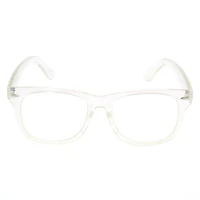 Holographic Retro Clear Lens Frames