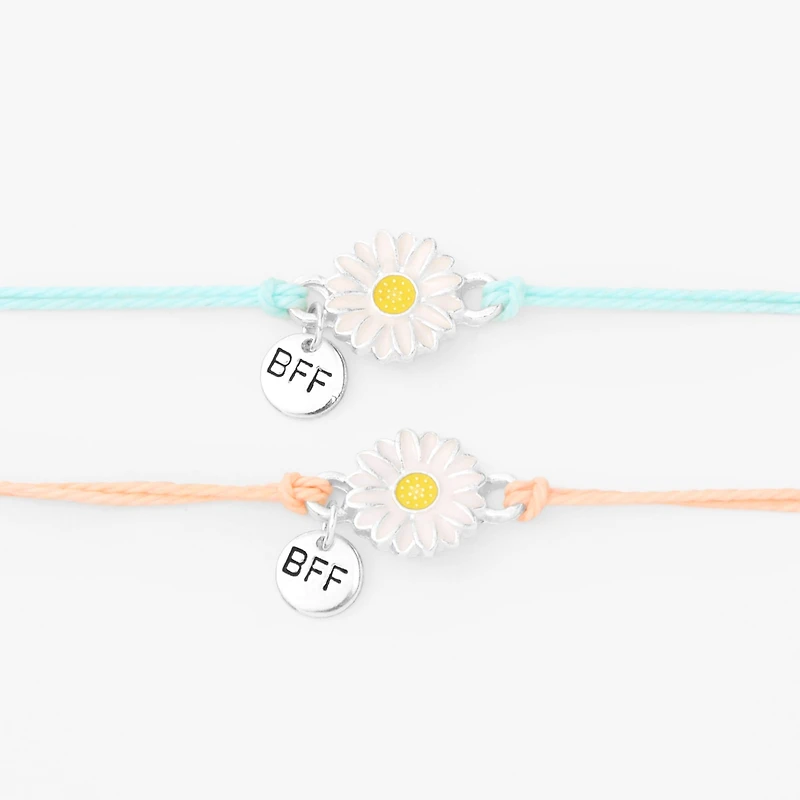 Best Friends Daisy Adjustable Bracelets - 2 Pack