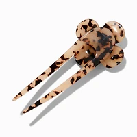 Tortoiseshell Flower Hair Pin