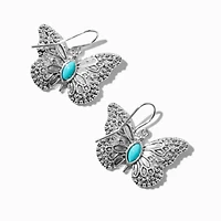 Cowgirl Butterfly Drop Earrings
