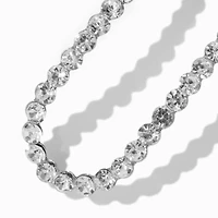 Silver-tone Rhinestone Hair Pin 