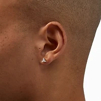 C LUXE by Claire's Sterling Silver Cubic Zirconia Tri-Ball Stud Earrings