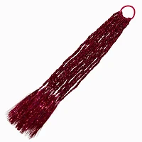 Pink Tinsel Faux Hair Tie