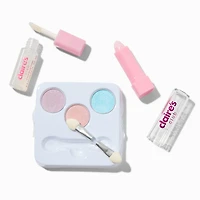 Claire's Club Heart Pearl Unicorn Mini Makeup Tin