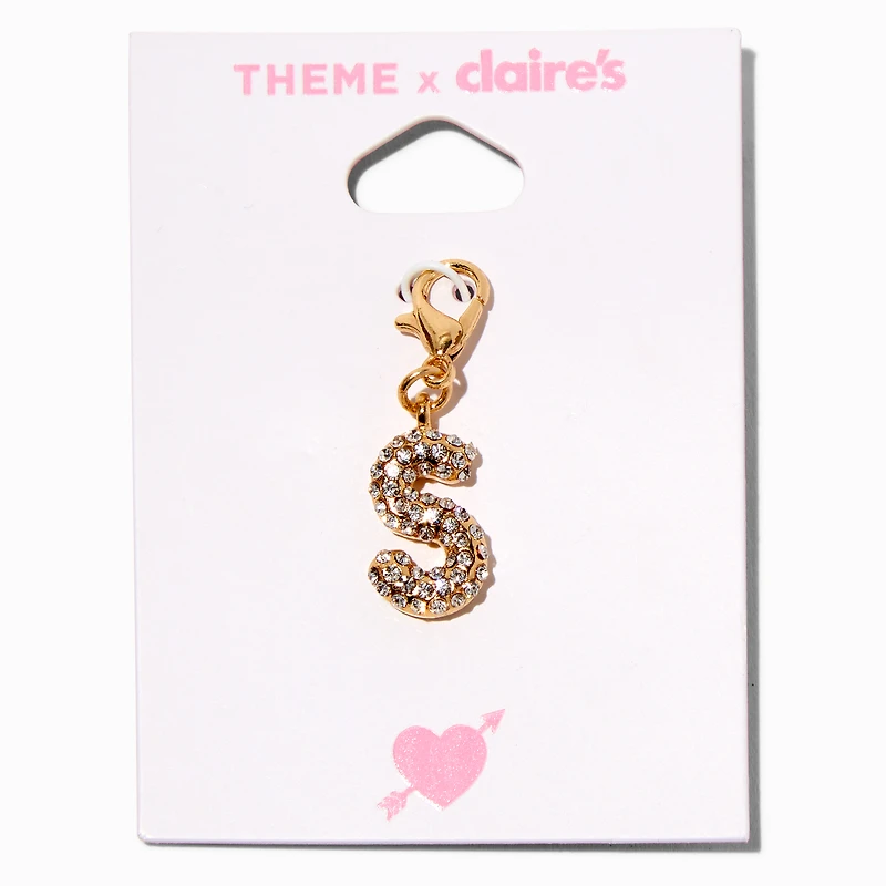 T H E M E x Claire's Gold-tone S Initial Charm