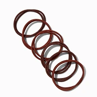 Brown Full Hair XL Hair Ties - 12 Pack