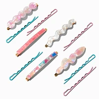 Pink Wavy Hair Pins - 11 Pack