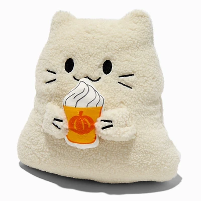 Pumpkin Frappe Ghost Halloween Pillow