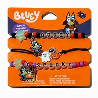 Bluey Halloween Glow in the Dark Bracelet Set - 3 Pack