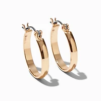 Gold-tone 15mm Hoops