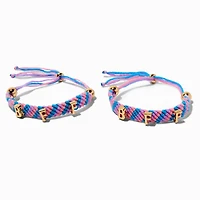Best Friends Woven Adjustable Bracelets - 2 Pack