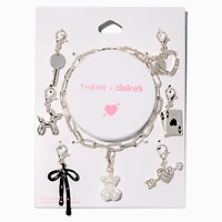 T H E M E x Claire's Silver-tone Bold Charm Bracelet