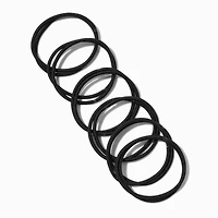 Black Full Hair XL Hair Ties - 12 Pack