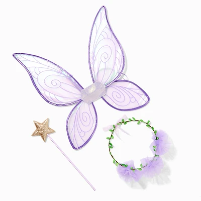 Purple Fairy Dress Up Set - 3 Pack
