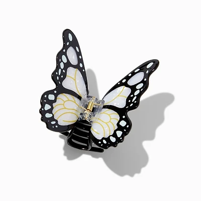 Black & White Butterfly Hair Claw