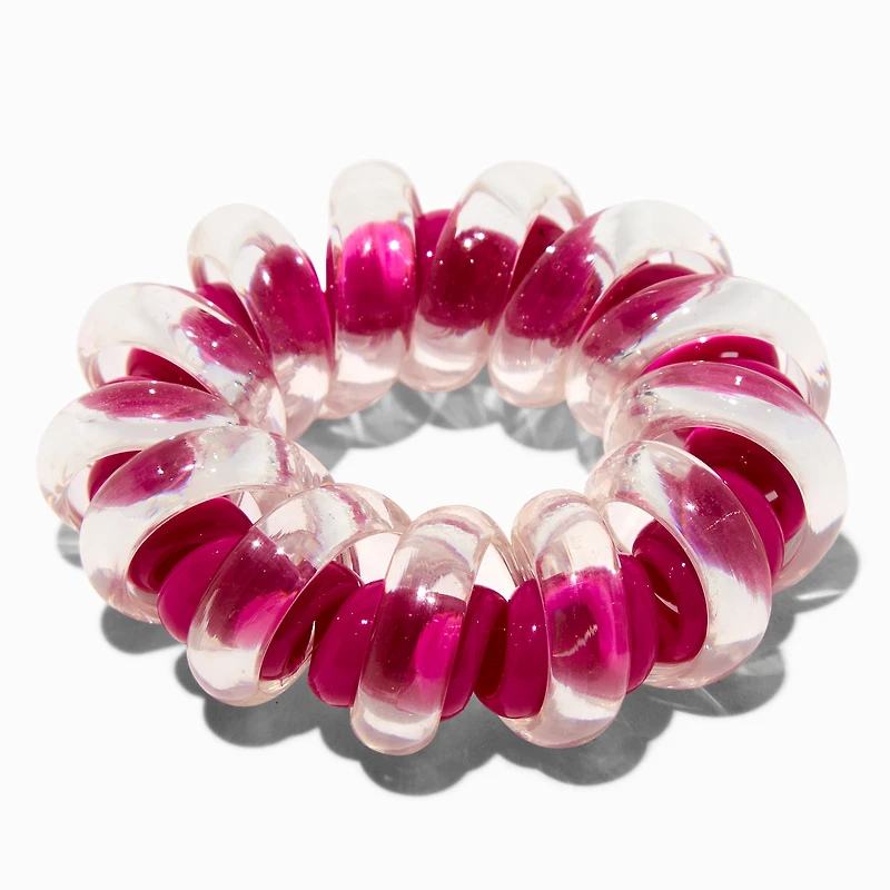Two-Tone Spiral Hair Ties - 4 Pack