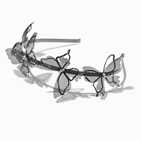 Organza Butterfly Double Row Headband