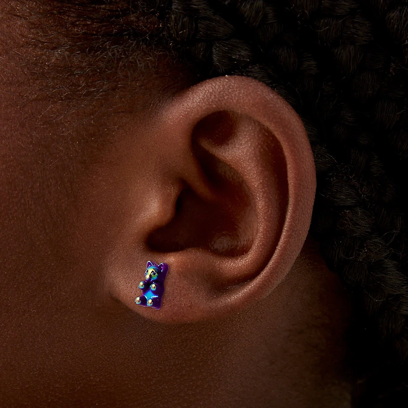 Gummy Bears® Iridescent Stud Earrings - 6 Pack