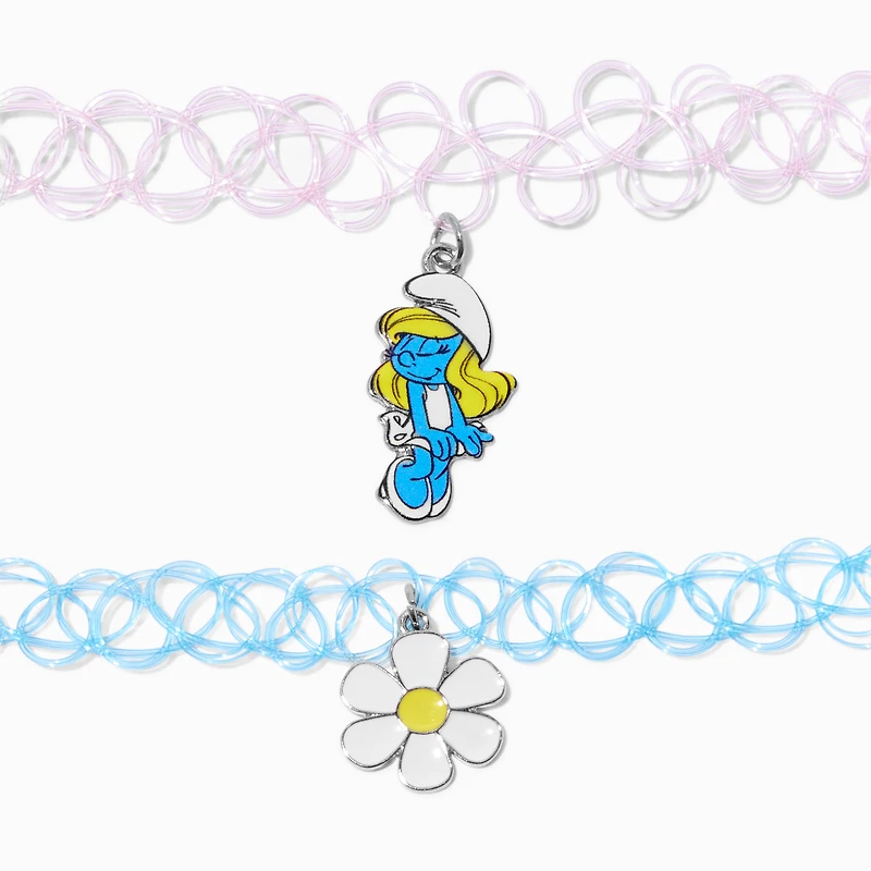 The Smurfs™ Claire's Exclusive Tattoo Choker Necklace Set - 2 Pack