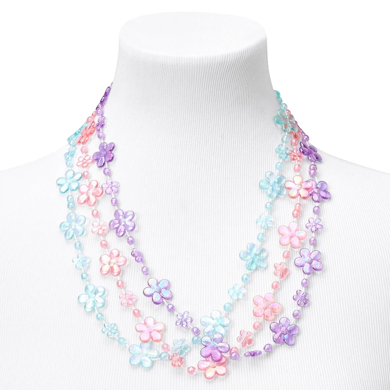Claire's Club Pastel Flowers Jewelry Set - 9 Pack