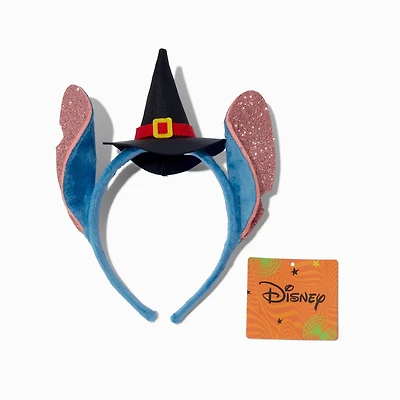 Disney Stitch Halloween Witch Glitter Ears Headband