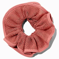 Mauve Mesh Hair Scrunchie