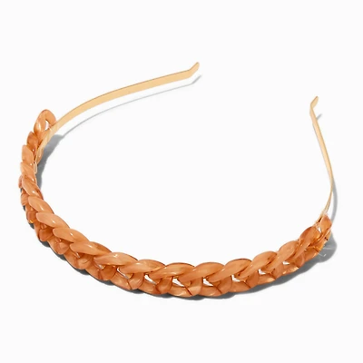 Amber Tortoiseshell Chain Headband