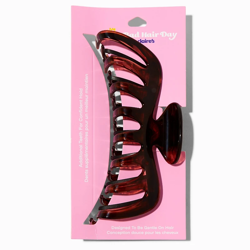 No Bad Hair Day by Claire's Tortoiseshell Extra Large Hair Claw