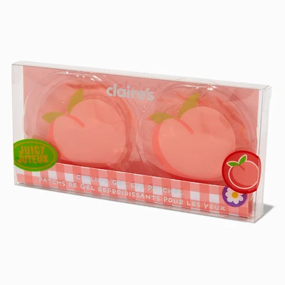 Juicy Peach Cooling Gel Eye Patches - 2 Pack