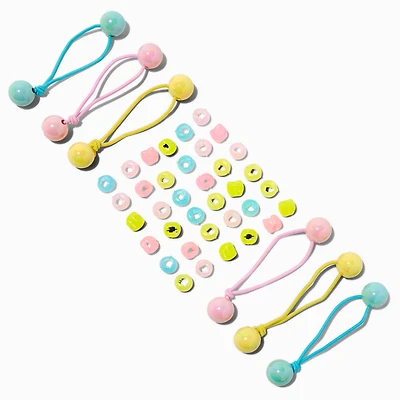 Bobble Ponytailers & Hair Beads Set