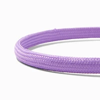 Claire's Club Rainbow Rope Plastic Headbands - 5 Pack