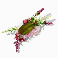Pink Mix Flower Hair Comb