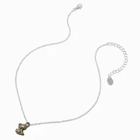 Swinging Elephant Pendant Necklace