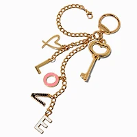 "Love" Gold-tone Bag Charm