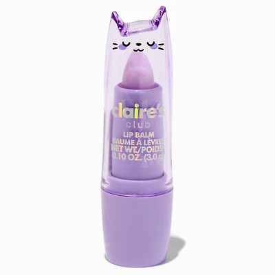 Claire's Club Purple Cat Flavored Lip Balm