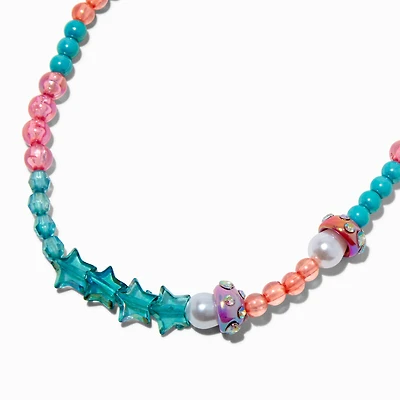 Claire's Club Star & Mushroom Beaded Stretch Necklace