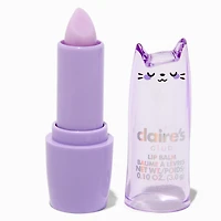 Claire's Club Purple Cat Flavored Lip Balm
