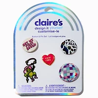 DIY Cowgirl Pin Set - 5 Pack