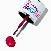 Chrome Brights Single Nail Polish - Hot Pink