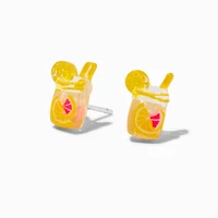 C LUXE by Claire's Sterling Silver Post Lemonade Stud Earrings